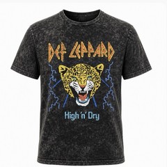 Def Leppard High ‘n’ Dry Logo Graphic Crew Neck T-Shirt M