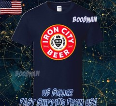 HOT SHIRT NEW IRON CITY BEER LOGO FUNNY T-SHIRT USA UNISEX SIZE S-5XL