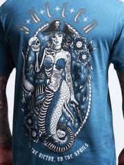 Sullen Men’s Sea Spoils Short Sleeve Premium T-shirt Tattoo Style Mermaid Tee