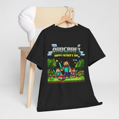 Dad Dadcraft Funny Gamer for Happy Father’s Day Gaming Pixel T-Shirt