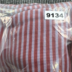 NWT Levi’s Thermal Shirt Men Medium Red Blue Striped Waffle Knit Crew Neck Long