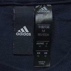 Adidas Mens Shirt Medium Blue Built For Purpose Colorblock Zip Pocket Sports Tee