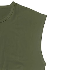 Men Summer Sleeveless Tank Top Loose Fit Solid Color Casual Shoulder Shirt