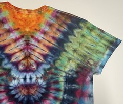 Handmade Ice Tie Dye Adult T-Shirt Unisex Size XL Multicolored Gildan Tee NEW