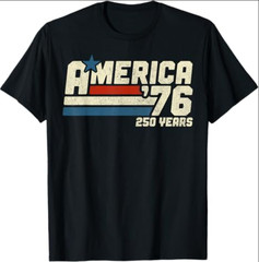 250th Anniversary USA Shirt America Retro 250 Years 1776 2026 Tee T-Shirt