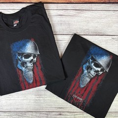 2021 Harley Davidson Motorcycles 2pc Skull Graphic T-shirt Bundle Lot size 4XL
