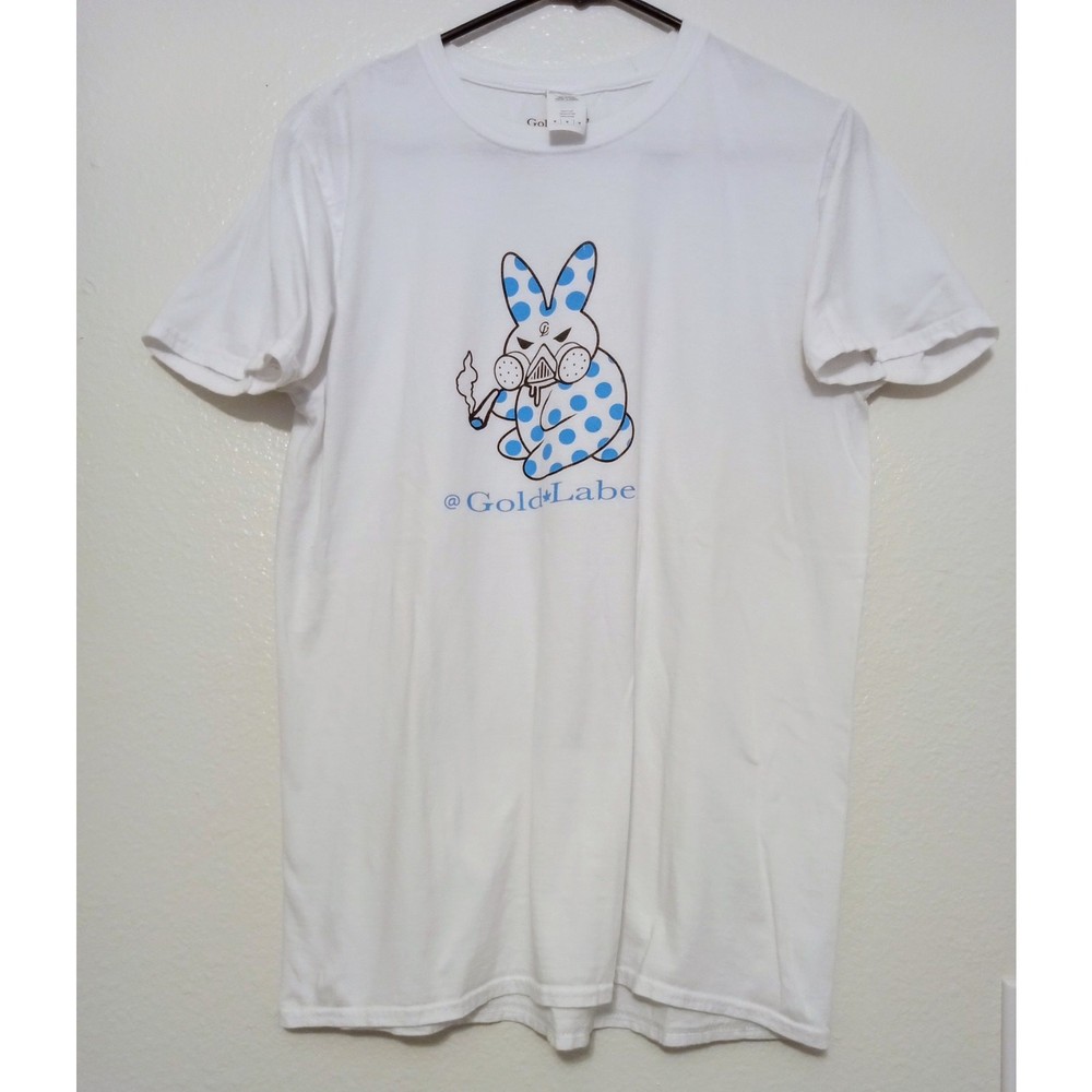 Gold Label If You Know You Know Rabbit Graphic T Ganja Gas Mask Streetwear SZ M