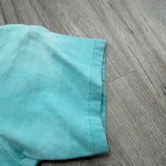 Vintage Washtenaw Milk & Ice Cream Ann Arbor Shirt Men’s Medium Teal Faded 80s