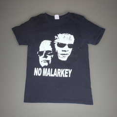 Joe Biden/ Barrack Obama “NO MALARKEY” Political Graphic Print Cotton Tee S