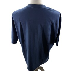 New Balance Mens Oversized Navy Blue Midweight Cotton Tee Shirt Size Medium NEW