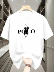 Men’s Summer Casual Business Short Sleeved Round T-shirt, Simple Fashionable