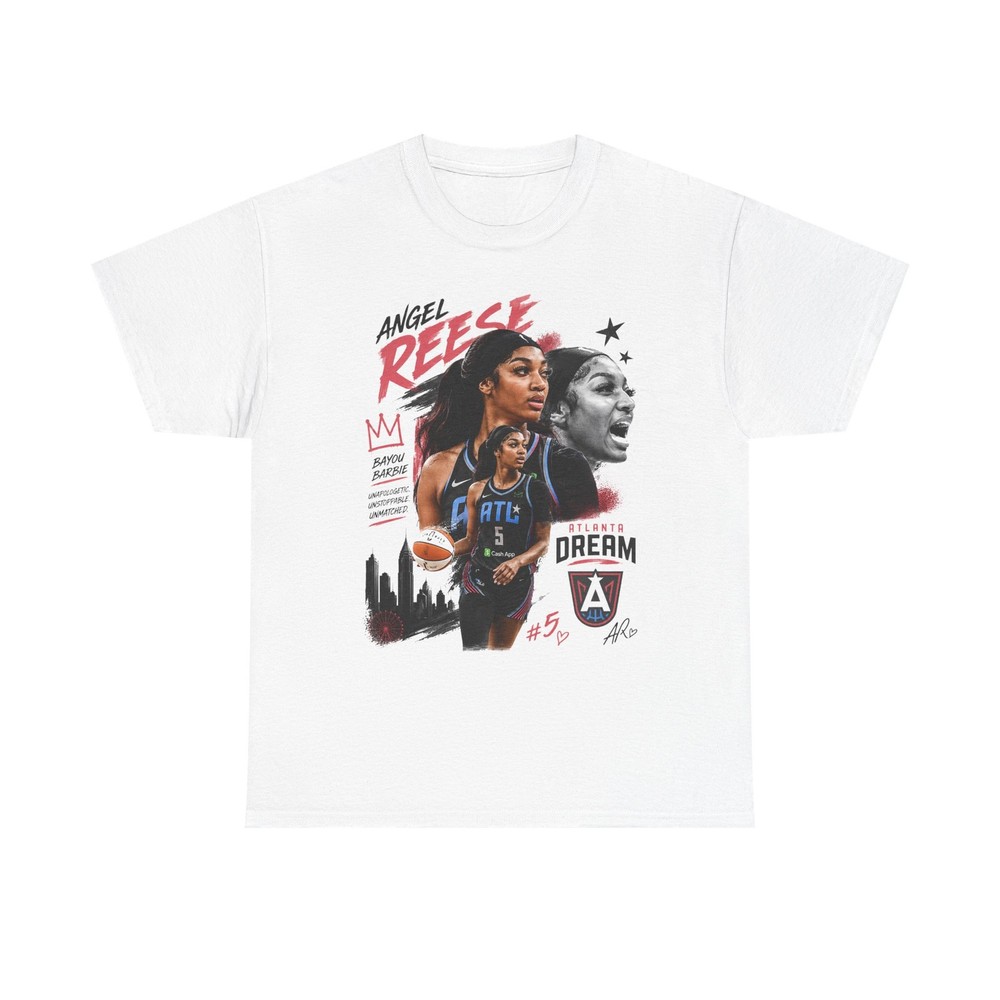 Angel Reese Basketball Collage Tee Dream Player Shirt