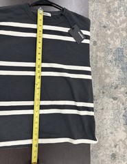 NWT Buck Mason Kokomo Stripe Tee Large Natural Faded Black Shirt Men’s 78$