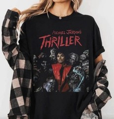Michael Jackson Thriller T-Shirt Retro Vintage, Unisex Heavy
