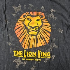 Lion King Shirt Adult Small Black Broadway Musical Official Merch Disney Mufasa
