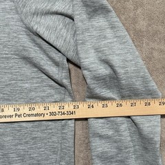 Members Mark Luxe Brushed Crew Shirt Mens Size XL Gray Heathered Active Wear