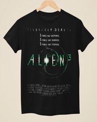 Alien Collection – Movie Poster inspired Unisex Black T-Shirts