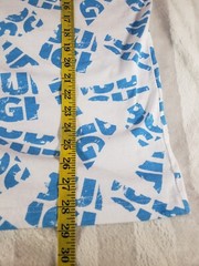 Bud Light Beer White Blue AOP Muscle Tank Top Shirt Chest Pocket Mens XL NWOT