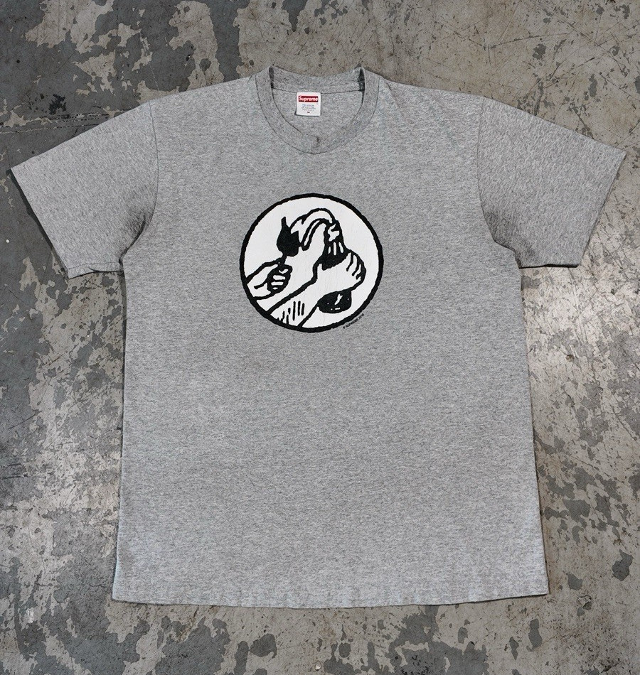 Supreme Molotov Tee ‘Heather Grey’