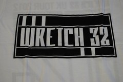 Wretch 32 Black Logo Tour 2012 White T Shirt New Official’ Don’T Go Grime FR32