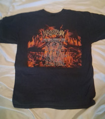 Krisiun Works of Carnage 2003 North American Tour Large Shirt