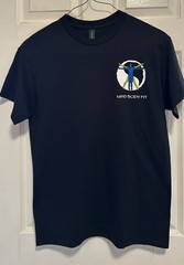 New Custom Set Mind Body Fit T Shirts 5 Size Medium Black + Vinyl Permanent