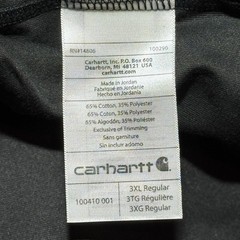 Carhartt Force Relaxed Fit Men’s 3XL Black Short Sleeve Pocket T-Shirt NWT