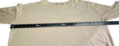 VINCE Men Crew Neck Long Drop Sleeves Tee Shirt Sz L Tan Everyday Casual 60-9