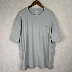 Duluth Trading Co Mens 2XL Gray Coolmax Cotton Blend Pocket T-Shirt Short Sleeve