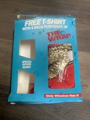 Vintage Winston Cigarettes T Shirt Men’s XL Gold Eagle USA American Born 90s NIB