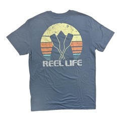 Reel Life Men’s Neptune Ocean Washed Short Sleeve Soft Lightweight Tee