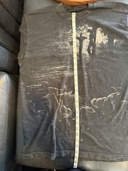 Vintage 90s Gustave Dore Crucifixion AOP T-Shirt Dbl-Sided Single Stitch Boxy XL