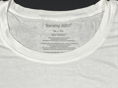 Tommy John Second Skin Stay Tucked CrewNeck Undershirt – White Size XL