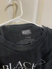 Marvels Black Panther Graphic T Shirt Men’s Large Cotton Short Sleeve Comics