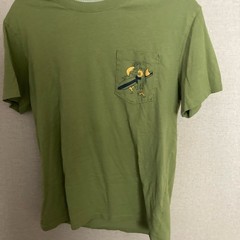 Mens Free Planet Olive Graphic Tee Lost in Paradise Free planet retro small