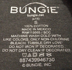2015 Unisex Sm Bungie Black Destiny Early Print Graphic Video Game Promo T Shirt