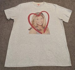 Homage x Boy Meets World Topanga Heart Graphic Print Gray T-Shirt Men’s XL