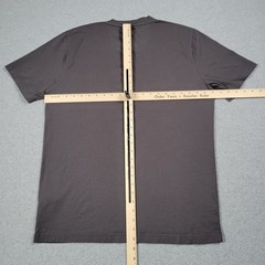 Hugo Boss Shirt Men XL Gray Big Logo Textured Spell Out Luxury Designer Tee