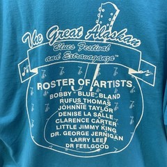 Jeerzees Tee Sz XL The Great Alaskan Jazz Festival Vintage 1996 Blue