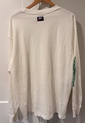Nike Air Jordan Rare Air Distressed Long Sleeve Shirt IB3134-133 White Men’s XL