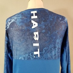Habit shirt men’s small blue long sleeve UV outdoor Dri-Fit fishing flawed