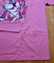 Hazbin Hotel Angel Dust Summer Splatter XL Pink Shirt Vivziepop Sharkrobot