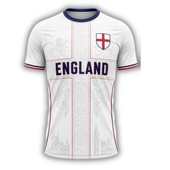 Custom England Soccer Shirt Personalized Name Number Football Fan Tee