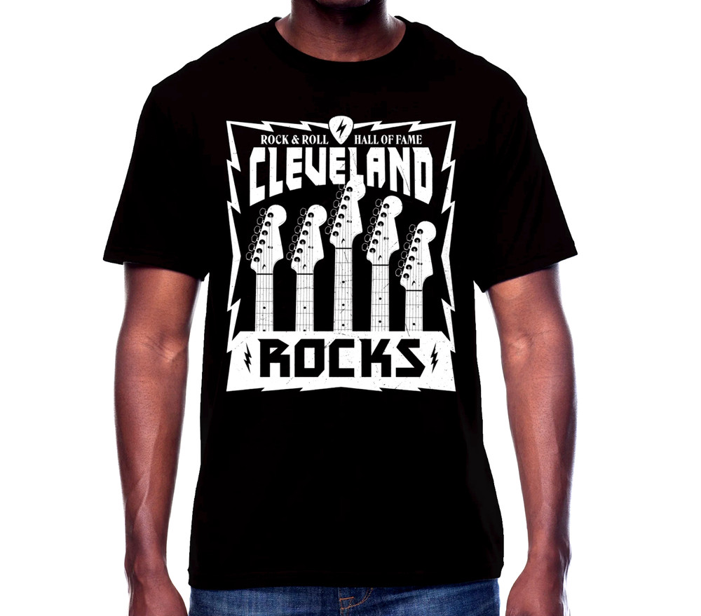 Rock And Roll Hall Of Fame, Graphic Short Sleeve Tee, Cleveland Rocks Shirt New