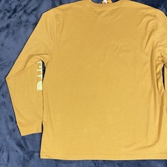 Carhartt Loose Fit Heavyweight Long-Sleeve Logo Sleeve Graphic, Size L TK0231-M