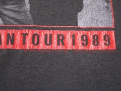 Rolling Stones Shirt Adult Medium Black Steel Wheels The North American Tour 89