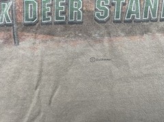 Vintage Redneck Sportsman T Shirt Medium Tan Buckgear Deer Hunting Tree Sand