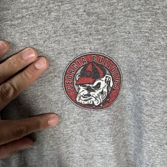 Vintage M&O Knits Heavyweight T-Shirt Men’s XXL Gray Grey Georgia Bulldogs 2005