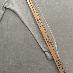 Vintage Hanes Thermal Waffle Knit Gray Crewneck Shirt Men’s XL Made In USA 70’s