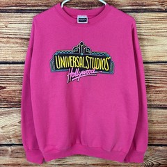 Vintage 1990s Universal Studios Hollywood Pink Crewneck size Men’s XL